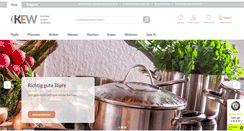 Desktop Screenshot of kochen-essen-wohnen.de